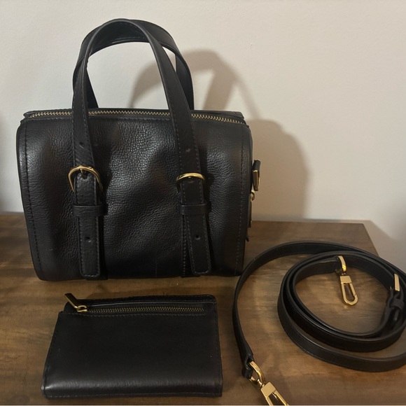 Fossil Mini Carlie Satchel/Crossbody & Wallet - Picture 2 of 11